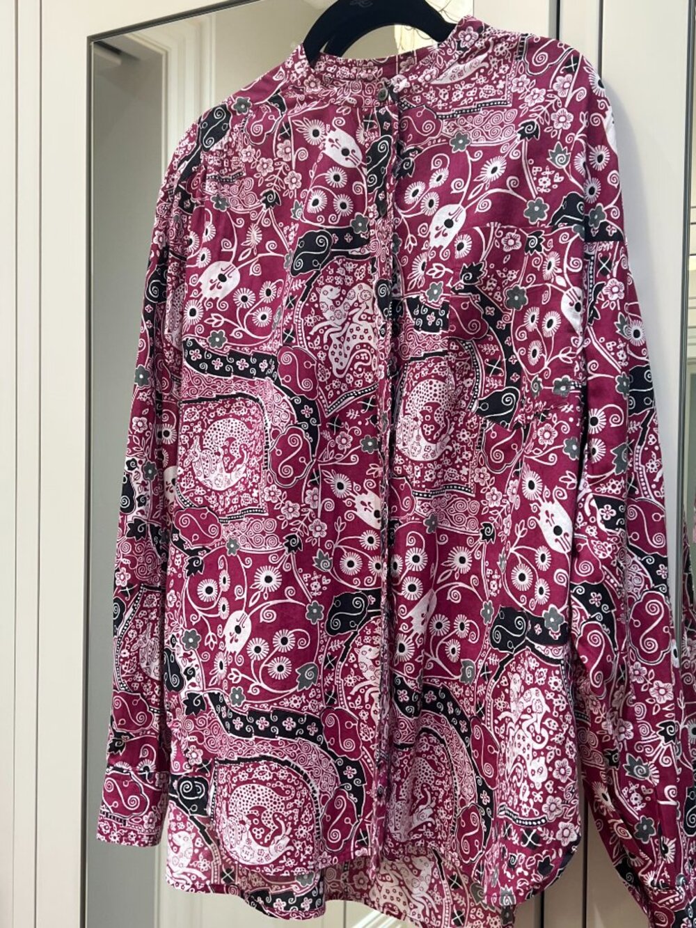 Étoile Isabel Marant Paisley Print Blouse — Size 34/Size S